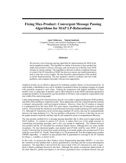 Fixing Max-Product: Convergent Message Passing Algorithms for