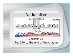 Nationalism- p. 240