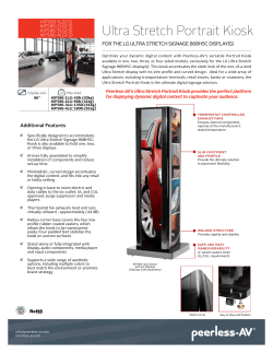Sell Sheet - Peerless AV