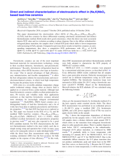 Direct and indirect characterization of electrocaloric effect in (Na,K