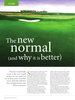 The New Normal (And Why It Is Better)
