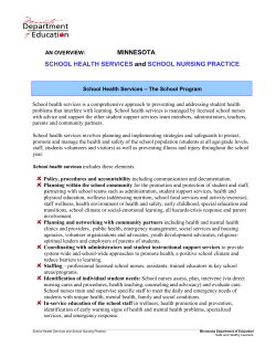 School Health Services