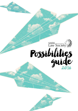 Possibilities Guide