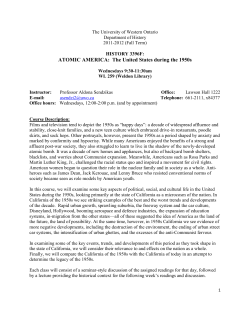 ATOMIC AMERICA: The United States during the 1950s