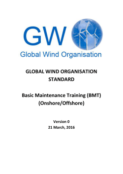BMT - Global Wind Organisation
