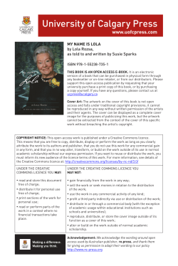 University of Calgary Press