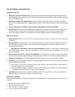Calling Tips - Bates College