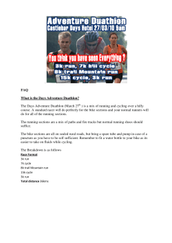 The Days Adventure Duathlon