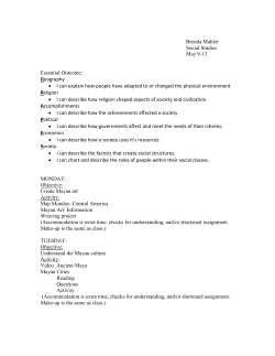 Brenda Mahler Social Studies May 9