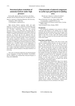 Full Text  - Mineralogical Magazine