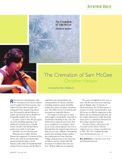 The Cremation of Sam McGee