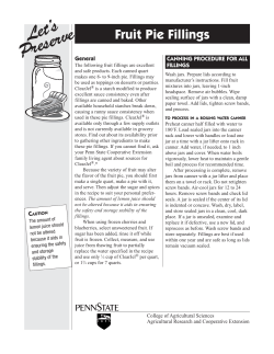 Fruit Pie Filling - CCE Delaware County