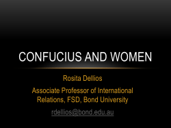 Confucius and Women