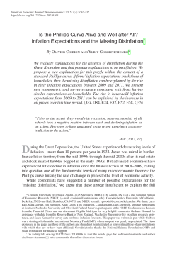 Is the Phillips Curve Alive and Well after All? Inflation Expectations