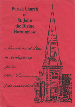 125th Anniversary service booklet, 1991