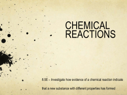 chemical reactions - Flipped Out Science with Mrs. Thomas!