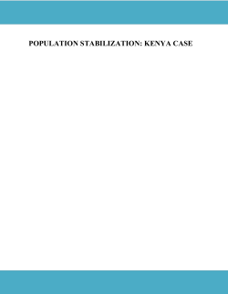 Kenya - Gillespie Foundation