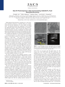 Near-IR Photoresponse in New Up-Converting CdSe/NaYF4:Yb,Er