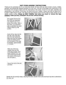 soft stand assembly instructions