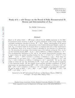 Study of b--> ulnu Decays on the Recoil of Fully Reconstructed B