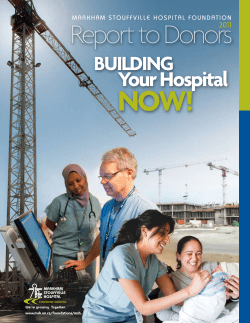 Read More - Markham Stouffville Hospital Foundation