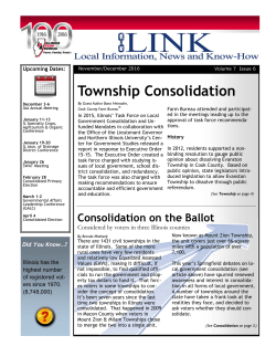 Township Consolidation