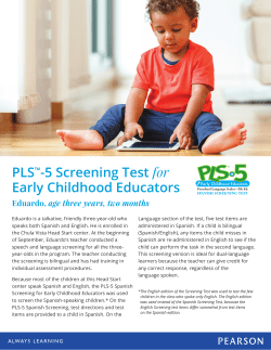 Case Study - Pearson Clinical