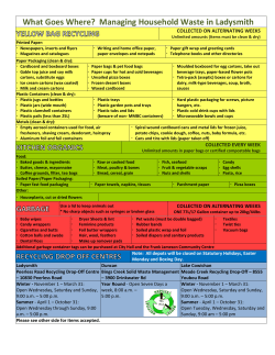 Collection Separation and Drop Off Depot Information