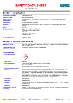 safety data sheet