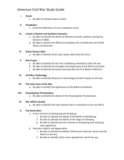 American Civil War Study Guide