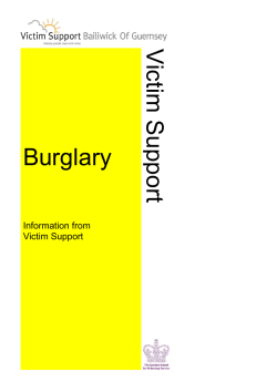 Burglary Victim Support