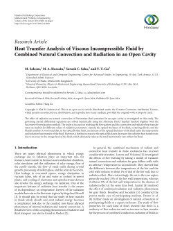 Heat Transfer Analysis of Viscous Incompressible Fluid by