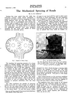 Mechanical Spraying of Roads (CE260901)