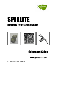 SPI Elite User Manual