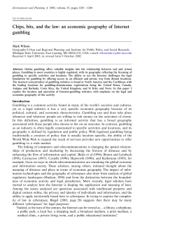 Chips, Bits, and the Law: An Economic Geography