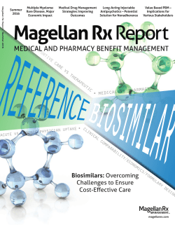 Summer 2016 - Magellan Rx