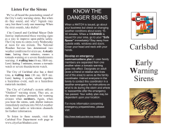 Carlsbad Early Warning Sirens