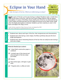 Eclipse in Your Hand - National Solar Observatory