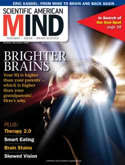 Scientific American Mind-October/November 2007