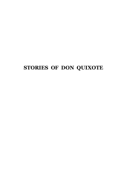 STORIES OF DON QUIXOTE