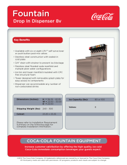 Fountain - CokeSolutions