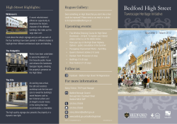 High Street Highlights: For more information Rogues Gallery