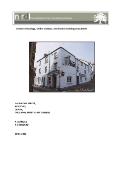 Dendrochronology, timber analysis, and historic building consultants