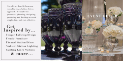 Event Producers D&eacute;cor