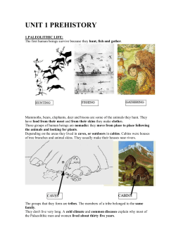 unit 1 prehistory