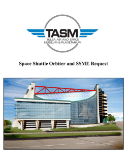 Space Shuttle Orbiter and SSME Request