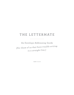 the lettermate