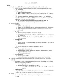 Study Guide- Benchmark 3
