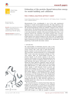 Estimation of the protein-ligand interaction energy for model building