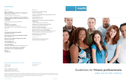 Guidelines for fitness professionals